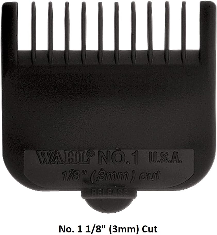 WAHL Professional Animal Attachment Guide Comb 10-Pack Grooming Set (Fits only with Wahl's Show Pro Plus, Iron Horse, Pro Ion, U-Clip, & Deluxe U-Clip Clippers) (3173-500)
