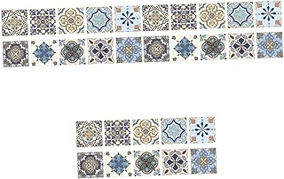 BESPORTBLE Adesivo De Parede Decalques De Azulejo 3D Adesivos De Parede De Azulejo Adesivos De Azulejo De Chão Adesivo De Piso De Casamento Decalque De Azulejo Adesivo Decalques Azulejos
