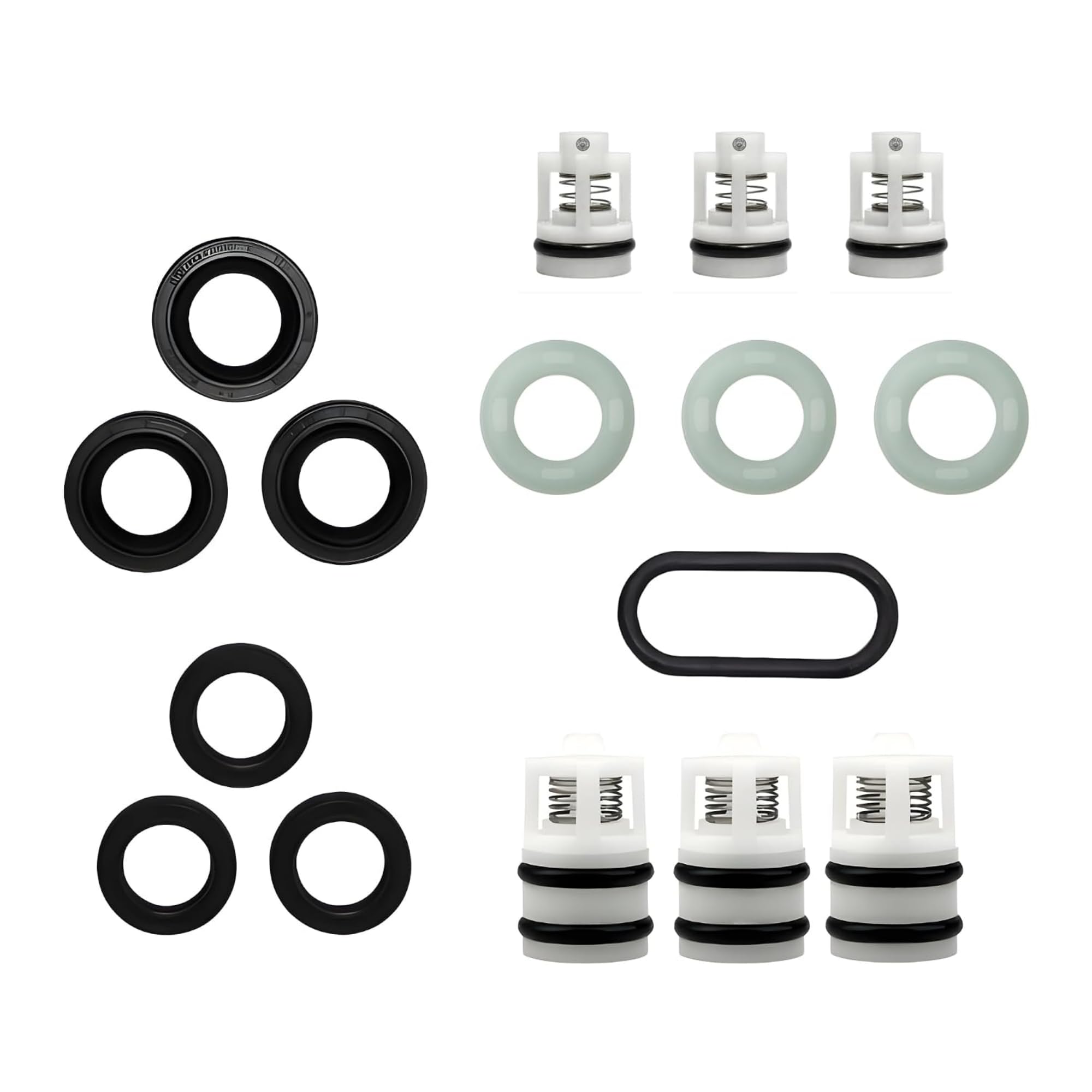 KPM High Pressure Washer Pump Head Seal Kit Replacement O-Ring Valve Repair Set Compatible with Car Washing Machine Maintenance Parts-image-11