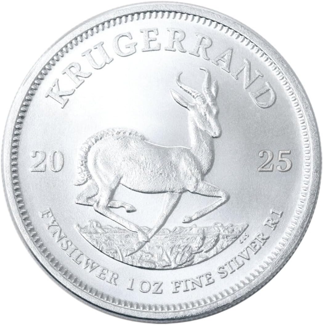 Generisch Krügerrand 2024 Silver Coin 1 Ounce 31.1 g 999/1000 Fine Silver in Coin Capsule