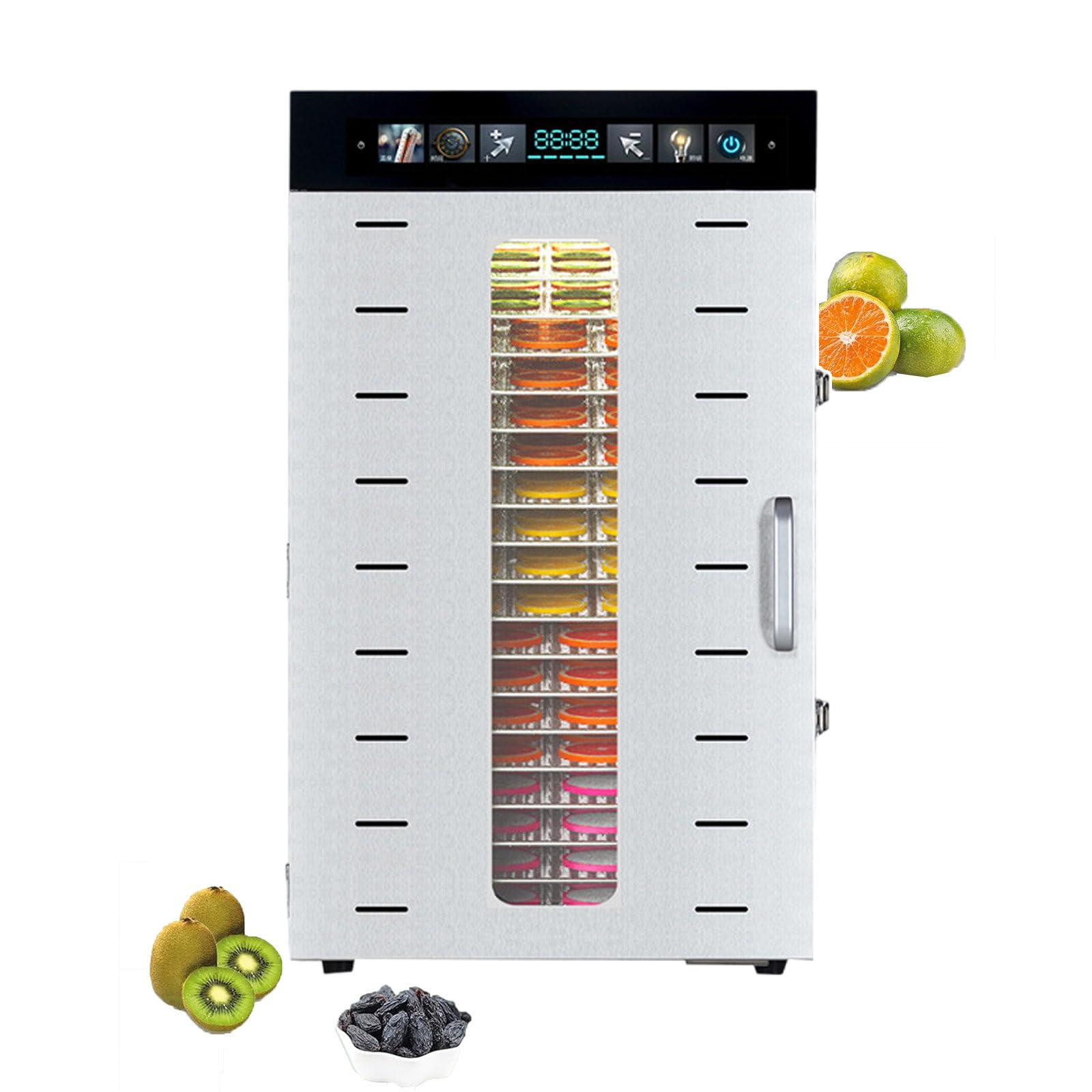 Food Dehydrators, 33~46kg/40~60kg | 1350W/1375W Fruit Meat Dryer Machine | 16/20 Layers Stainless Steel Food Dryer Machine | Food Dehydrator Machine