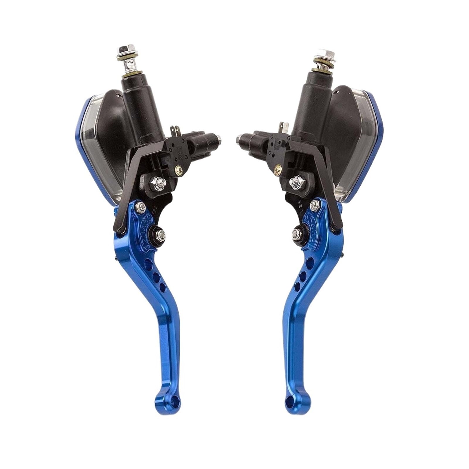 Generisch Kupplungshebel für Motorräder Motorrad für mit Hauptbremszylinder-Ausgleichsbehälter und doppeltem hydraulischem Brems Kupplungshebel für Sportmotorräder