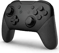 Controle profissional sem fio compatível com Switch/Switch Lite/Switch OLED, controle de jogo remoto do Switch com joystick, vibração dupla, função de despertar e captura de tela