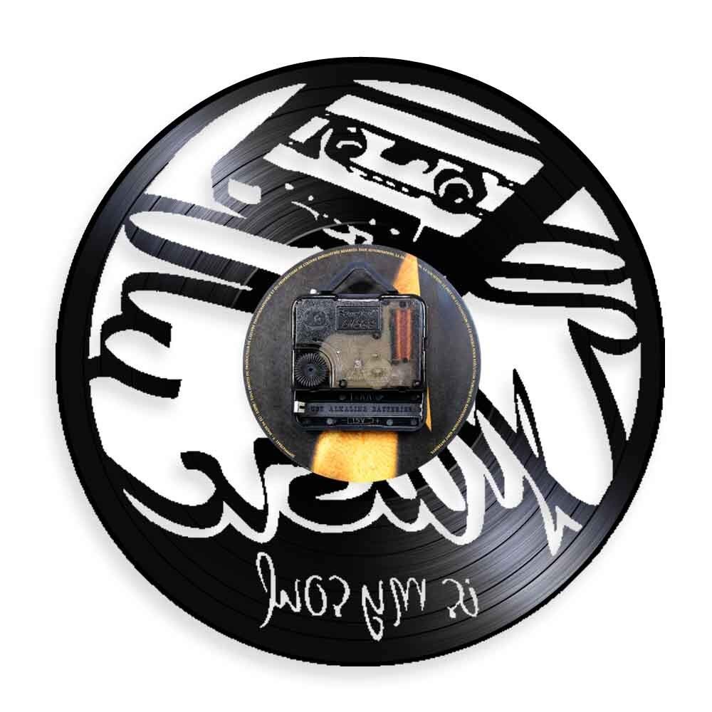 La musica è la mia anima Orologio da parete con disco in vinile Orologio da parete moderno Decorazioni per la casa Orologio muto decorativo unico per gli appassionati di musica Regali originali unic