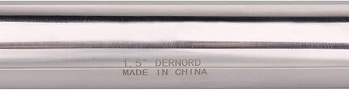 Miniatura 3 de Dernord - Tubo de bobina sanitaria con extremos de abrazadera, tubo redondo liso de acero inoxidable 304 con abrazadera triple de 3.81 cm, con