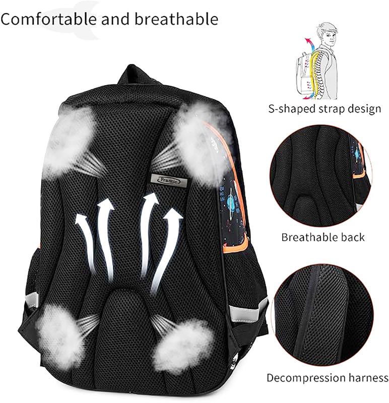 Image of Frantic RR4Zipper Waterproof Polyester 26 L School Backpack School Bag Daypack Picnic Bag For Boys & Girl