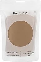 Vista 21 de Arcilla de espuma de secado al aire marrón claro de 3.53 oz, arcilla modelo mágico de bricolaje para niños, arcillas suaves coloridas