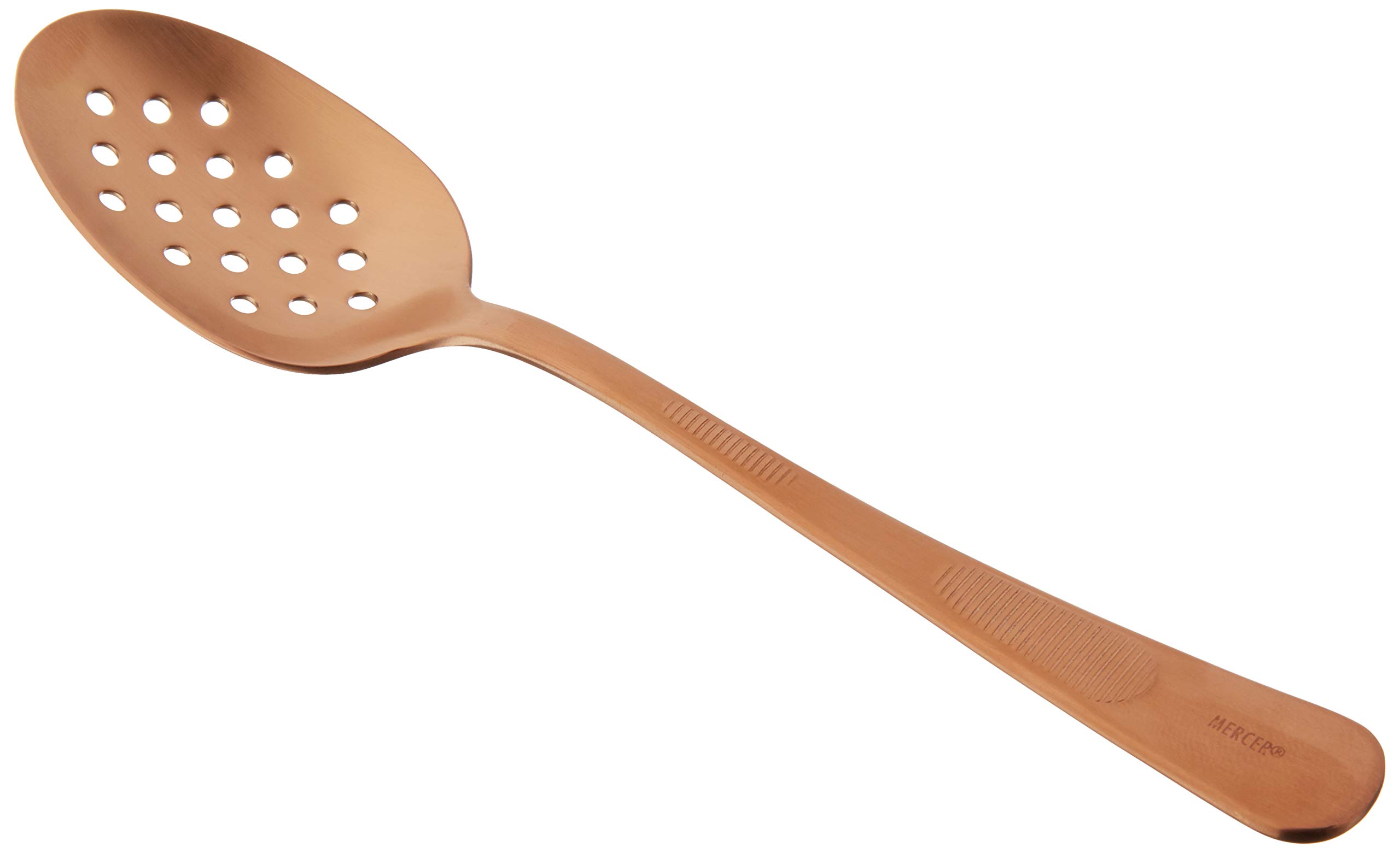Mercer Culinary Plating Spoon Perforated Bowl 7, Stainless Steel, Rose Gold, 27.8 x 4.0 x 2.5 cm