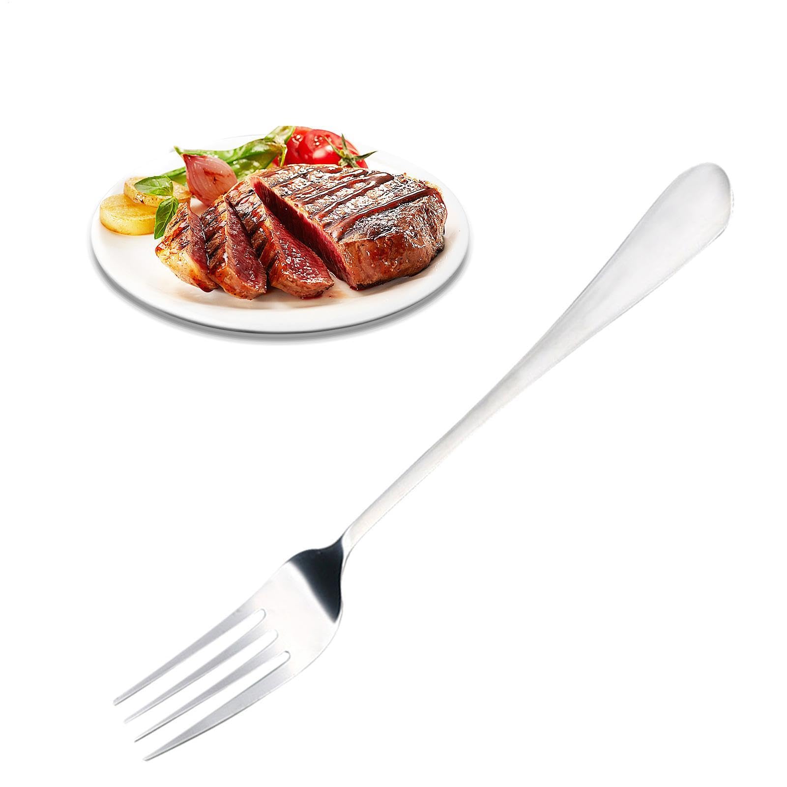 Dinner Forks - 1*Stainless Steel Fork - sàfe Dishwasher Forks - Table Forks - Flatware Forks - Kitchen Utensils Forks Silverware Forks Finish Dishwasher sàfe For Home