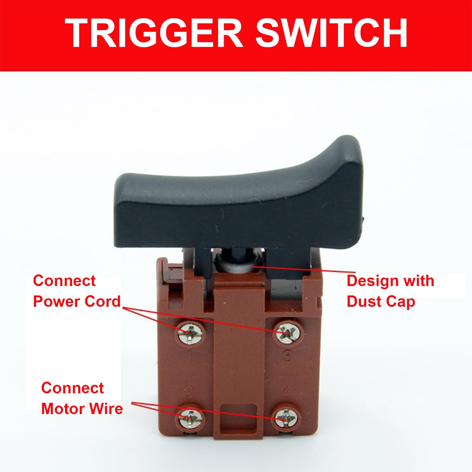 Drill Trigger Switch - Power Tool Replacement -5 Drill Trigger Switch - Power Tool Replacement -5