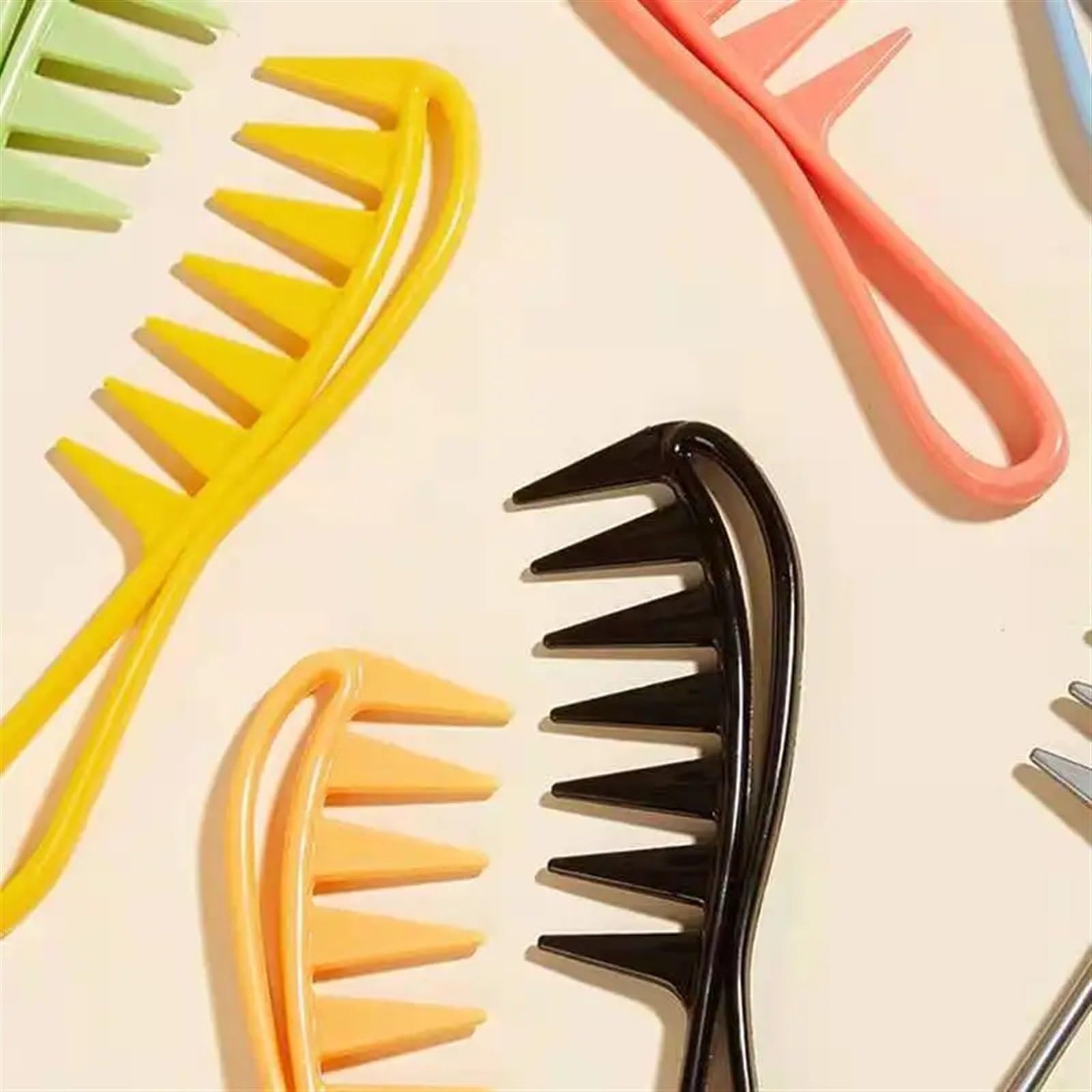 Salon Haar Schneiden Kamm Entwirren Breite Zähne Kämme Professionelle Männer Öl Kopf Frisur Pinsel Barbershop Anti-tangle Kamm (Size : Mix)