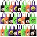 Whaline Halloween Non-Woven Bags 24 Pack Trick or Treat Tote Gift Bags Reusable Candy Goodie Bags with Handles for Halloween Party Favors