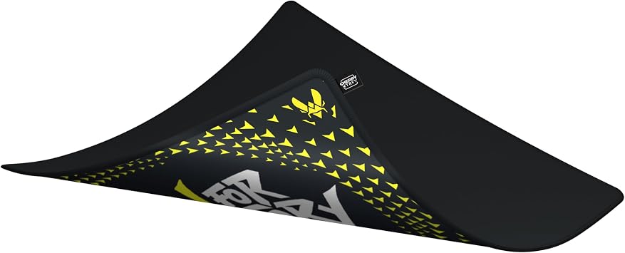 GP5, Gaming Mouse Pad in L (460 x 400 x 4 mm), High-Speed Cloth Surface for Precision, Stitched Edges, Non-slip, Machine washable, Vitality Black