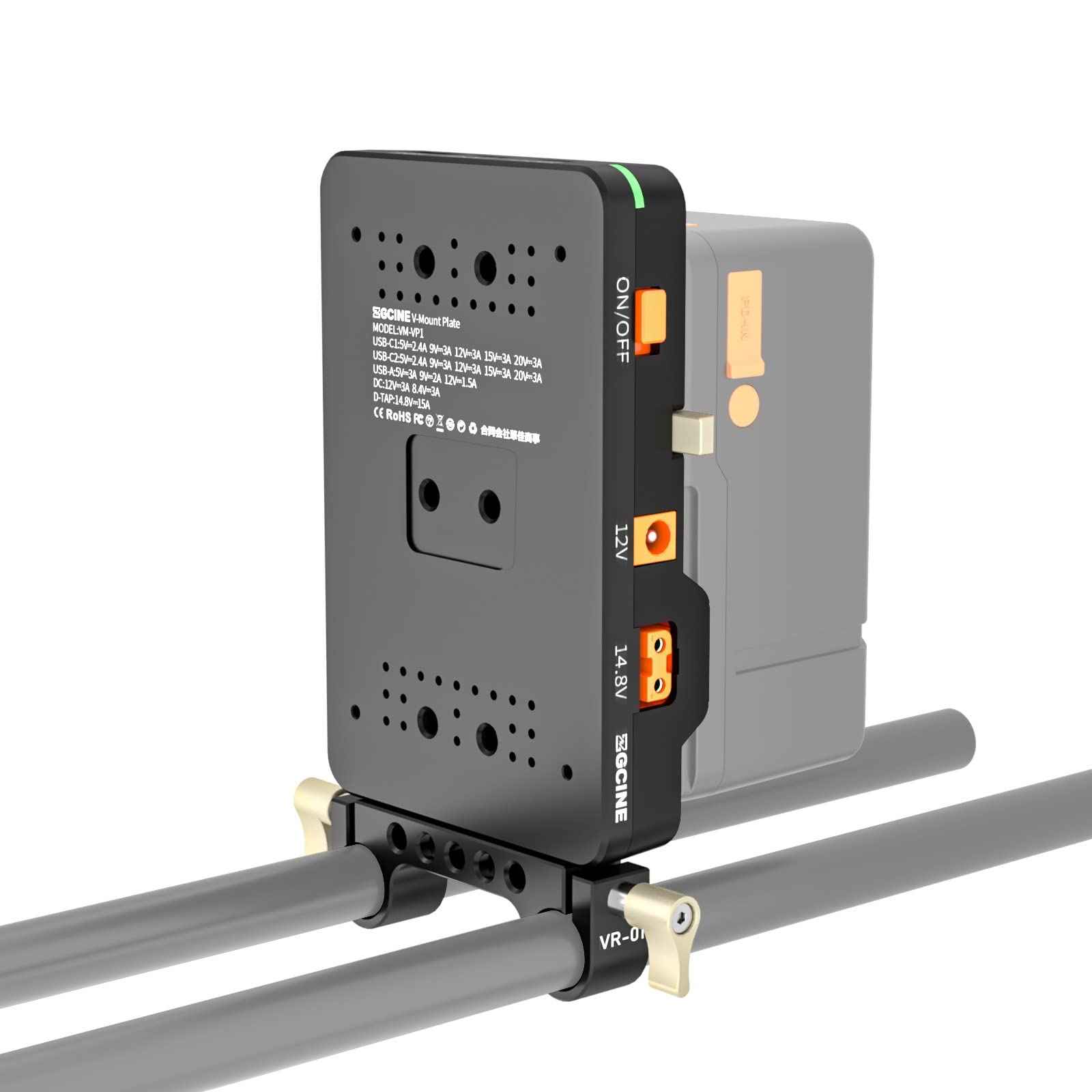 Amazon | ZGCINE VP-1 VM-VP1 Kit1 V マウント バッテリー プレート