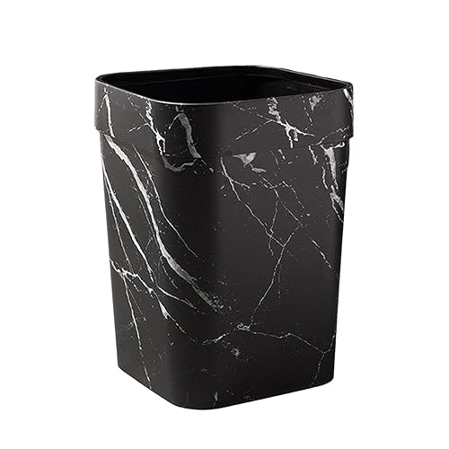 Miniatura 8 de Papelera de grano de madera vintage, canasta de basura grande para sala de estar, interior, granja, cocina, A