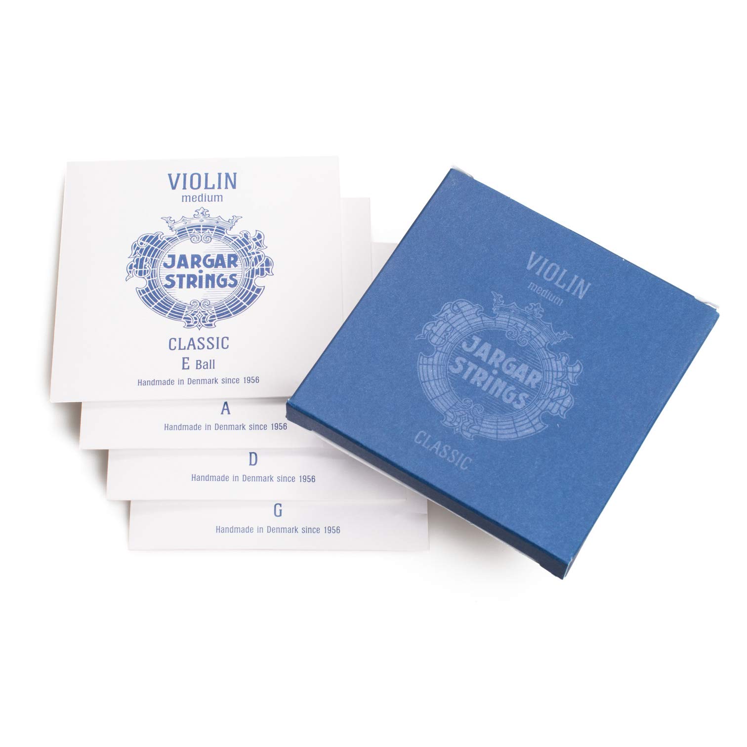 JARGAR Set di corde per violino acciaio cromo medium