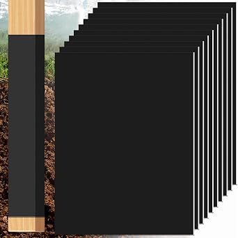 10 Pieces 17 x 13 Inch Fence Post Protector Rot Proof Wood Fence Post Moisture Protection PVC Butyl Tape Weatherproof Self Adhesive for Square Round Posts