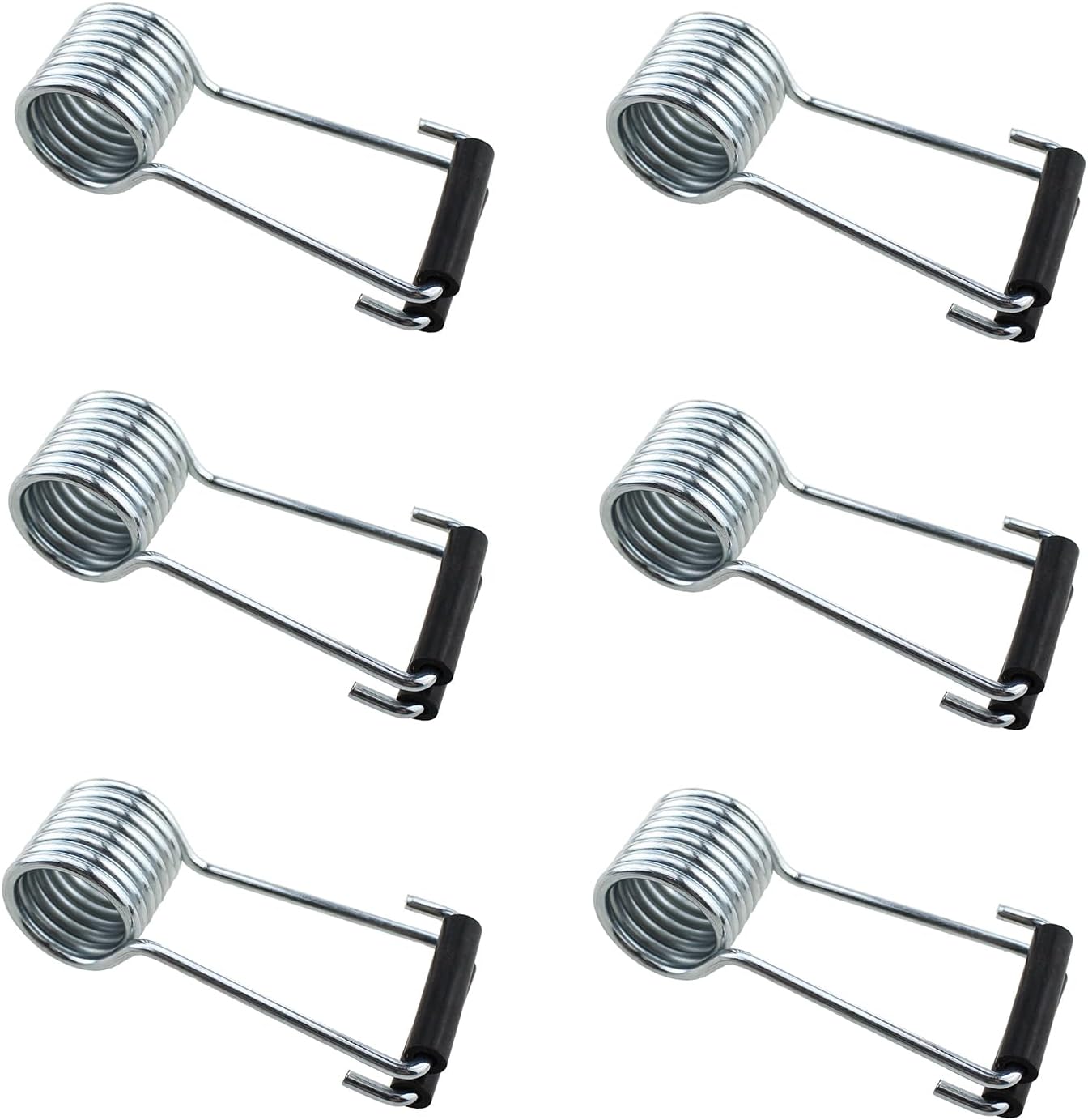 Maxmoral 6PCS Universal Butterfly Spring Door Closer Stainless Steel Hinge Pins Door Pair Hinge Pin for Closet Door Cabinet Door Storage Room Door