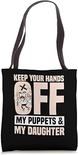 Ventriloquist Puppets for Adults Puppet Owner Dad Puppeteer Tote Bag