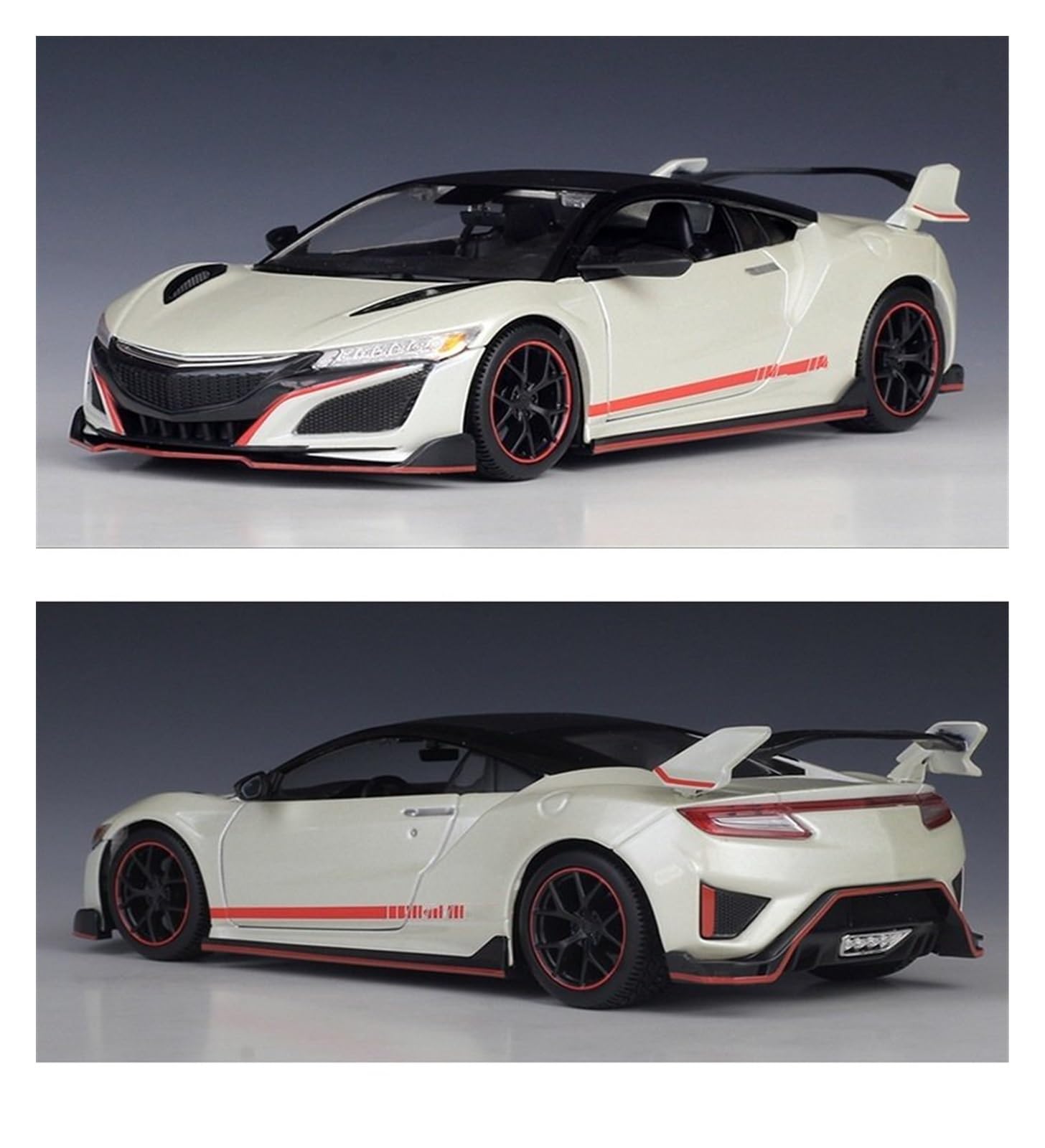 Modello di auto pressofuso in lega scala 1:24 per la versione Acura NSX | Auto in metallo pressofuso