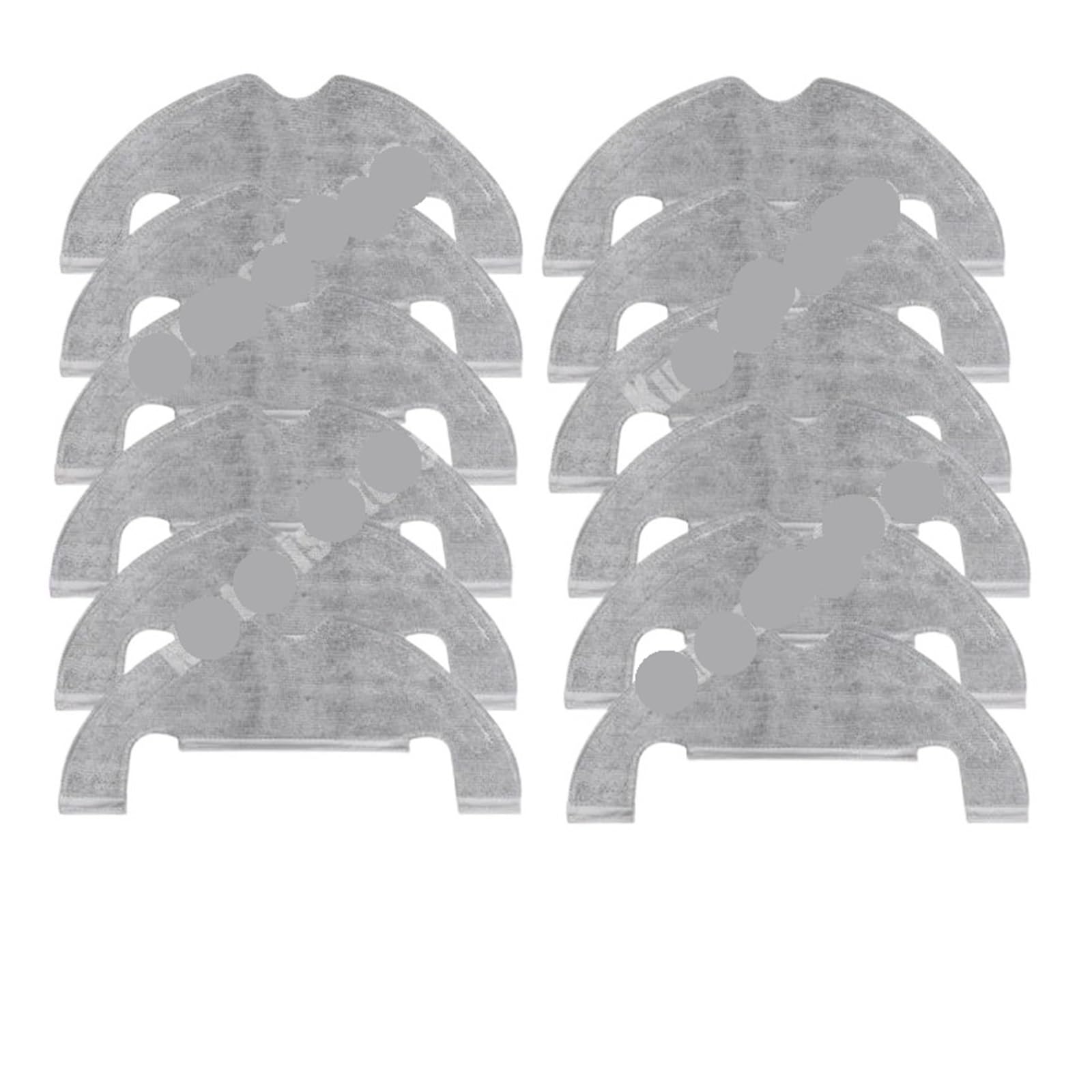 EEZII Mop Cloth,compatible For Xiaomi， Bot Z10 Pro L10 Plus STYTJ05ZHM Robot Vacuum Cleaner Spare Parts Rag Cloth Accessories(12pcs)