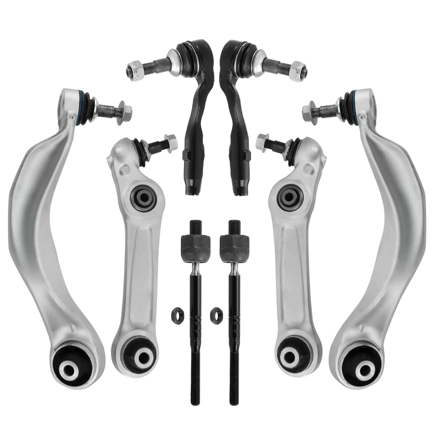 Detroit Axle - 8pc Front End Kit for BMW 528i 535i 550i 535d, 640i