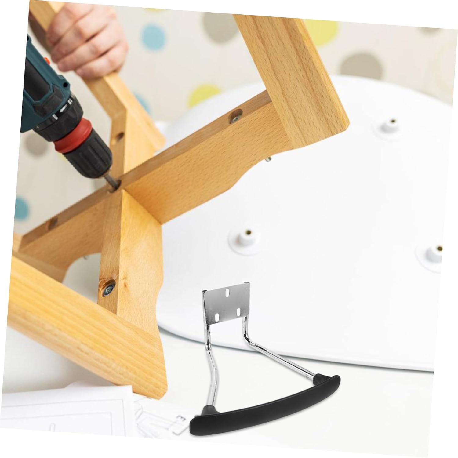 CHILDWEET Steel Armrest Pads for Office and Gaming Chairs Comfortable Replacement Chair Parts Fit Armrests for Ergonomic Support and Style