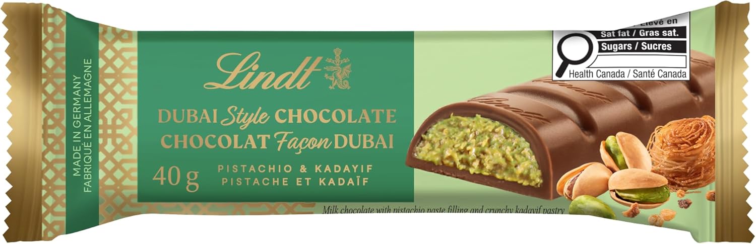 Lindt Dubai Style Chocolate Bar, 40g - Image 3