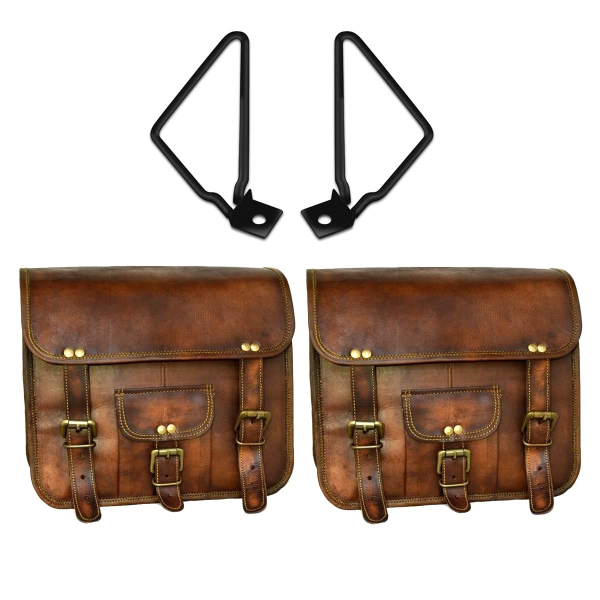 Buy Craftride Saddlebags SVB + Supports for Indian Scout Bobber/Twenty