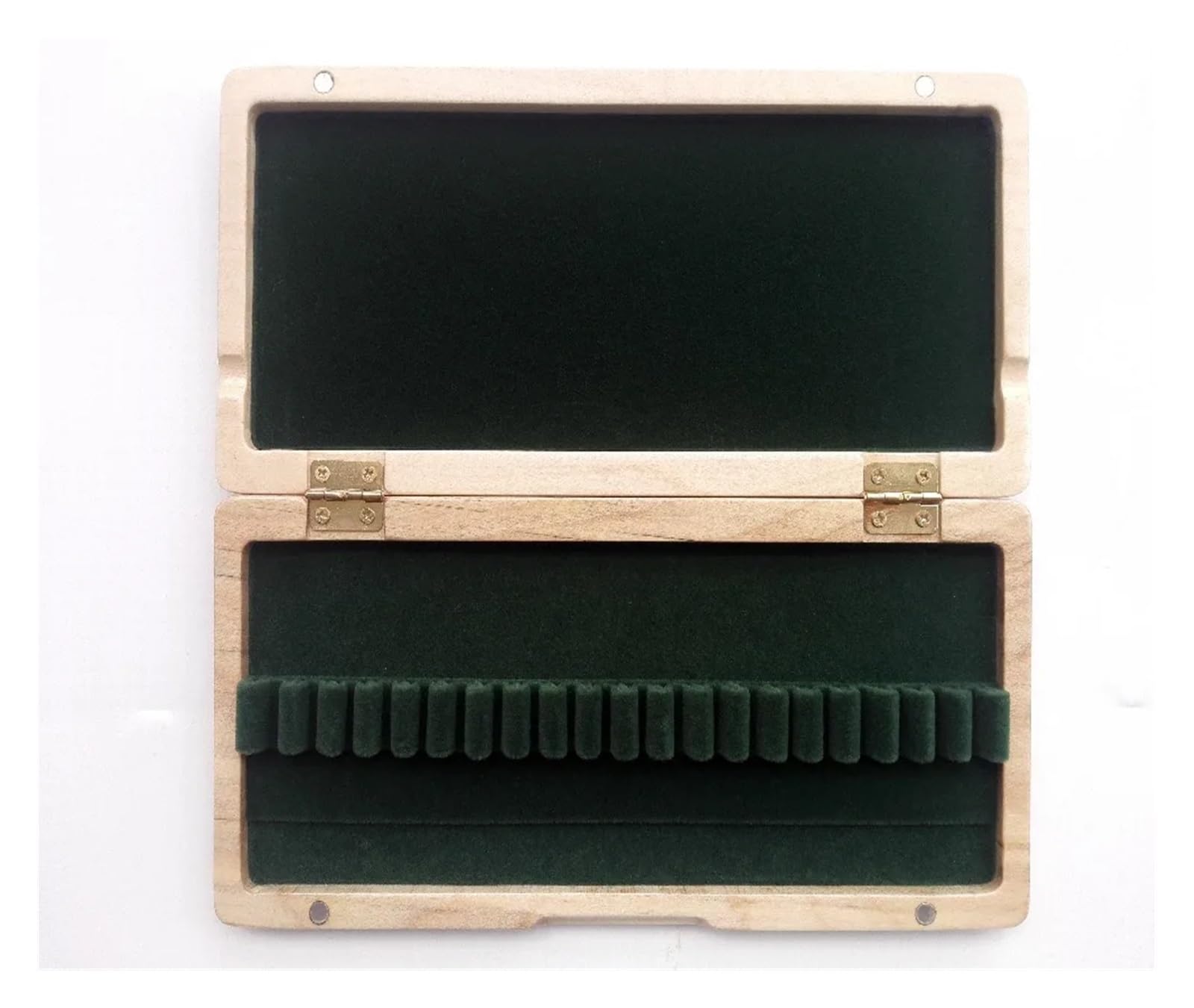 étui pour anches d'hautbois Étui à anches de hautbois en bois d'érable, 20 pièces, support Pour les voyages d'affaires(Wood Color)