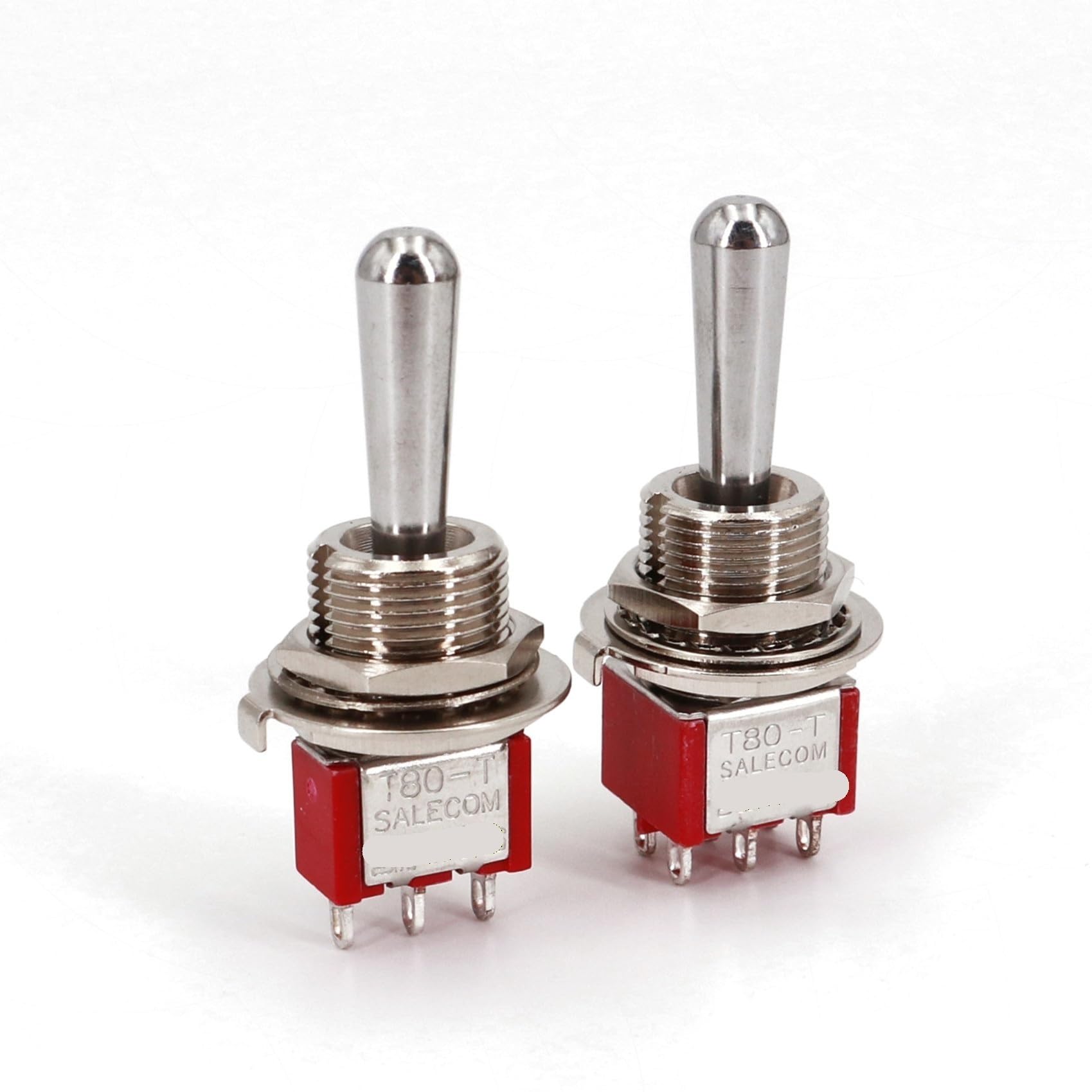 Mini toggle switch ON-OFF-ON para reparar paneles de control que requieren mando largo 5