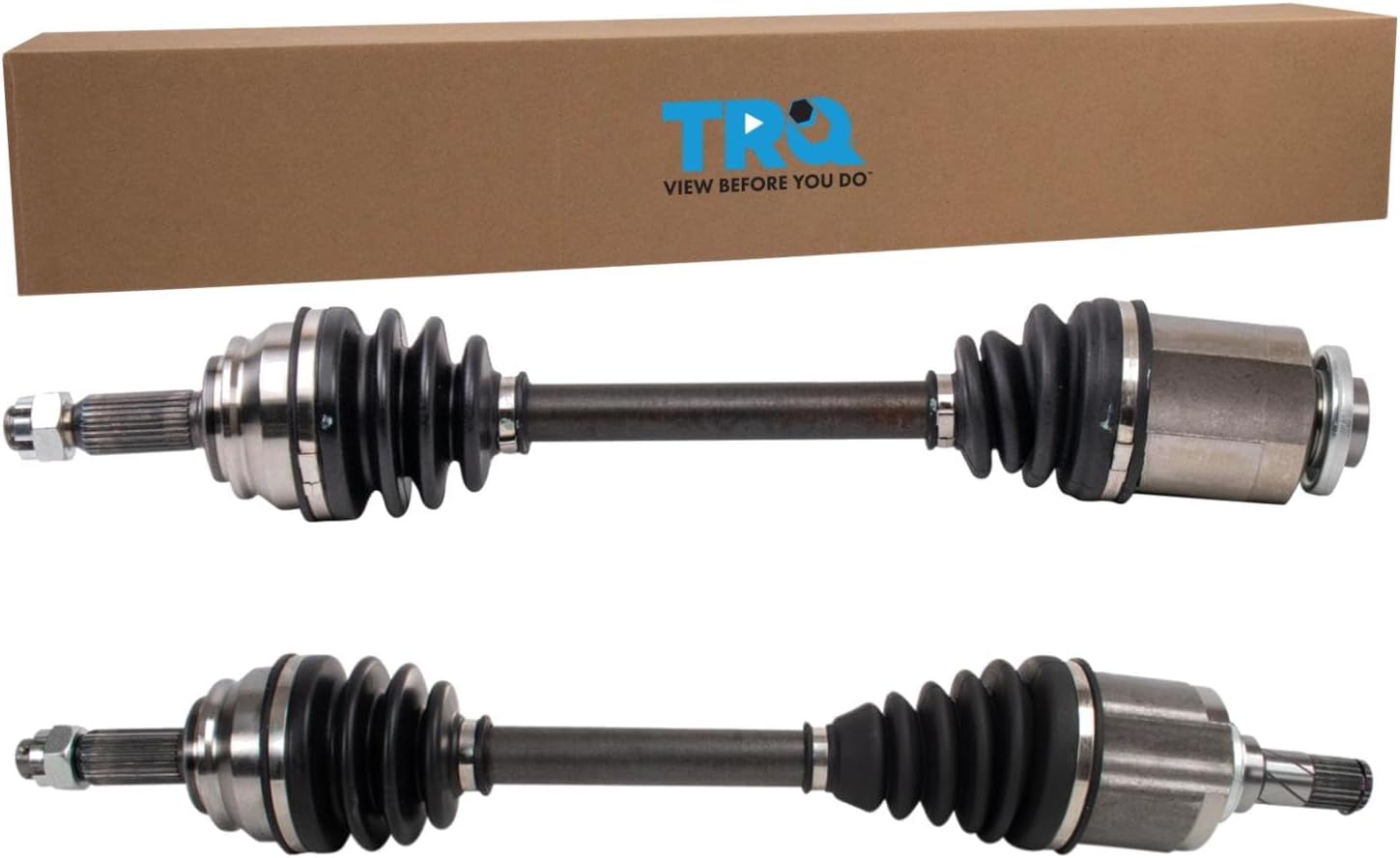 TRQ Front CV Axle Shaft Assembly Set Driver & Passenger Side Compatible with 2008-2020 Mitsubishi Outlander 2015-2020 Outlander Sport