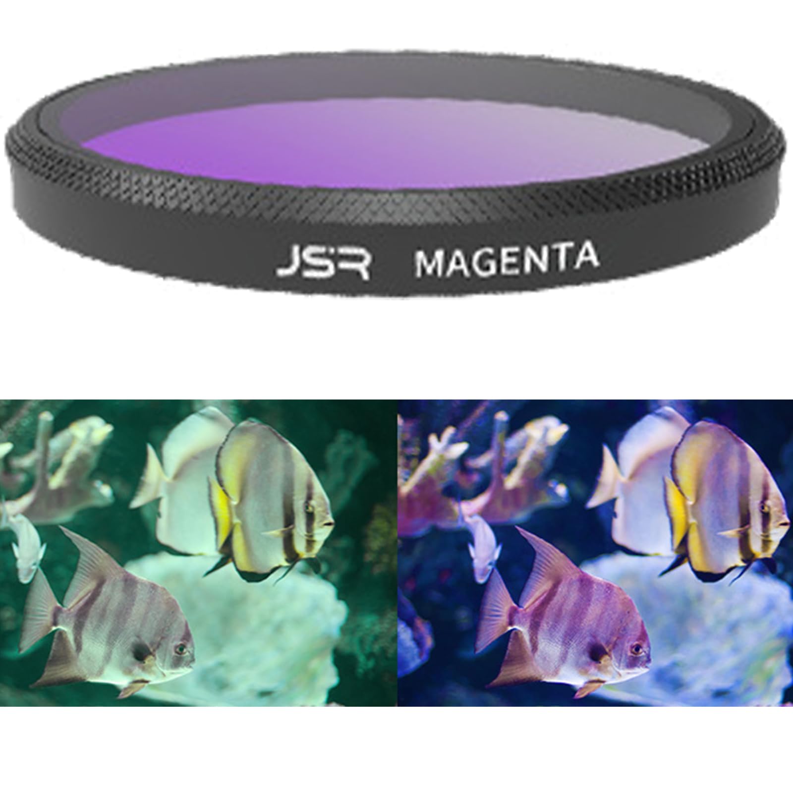 Boîtier étanche Plongée Filtre pour Insta360 GO Ultra, Rose/Rouge/Violet sous-Marin Filtre Objectif Protection Accessoires pour Insta360 GO Ultra Boîtier de plongée (3PCS)