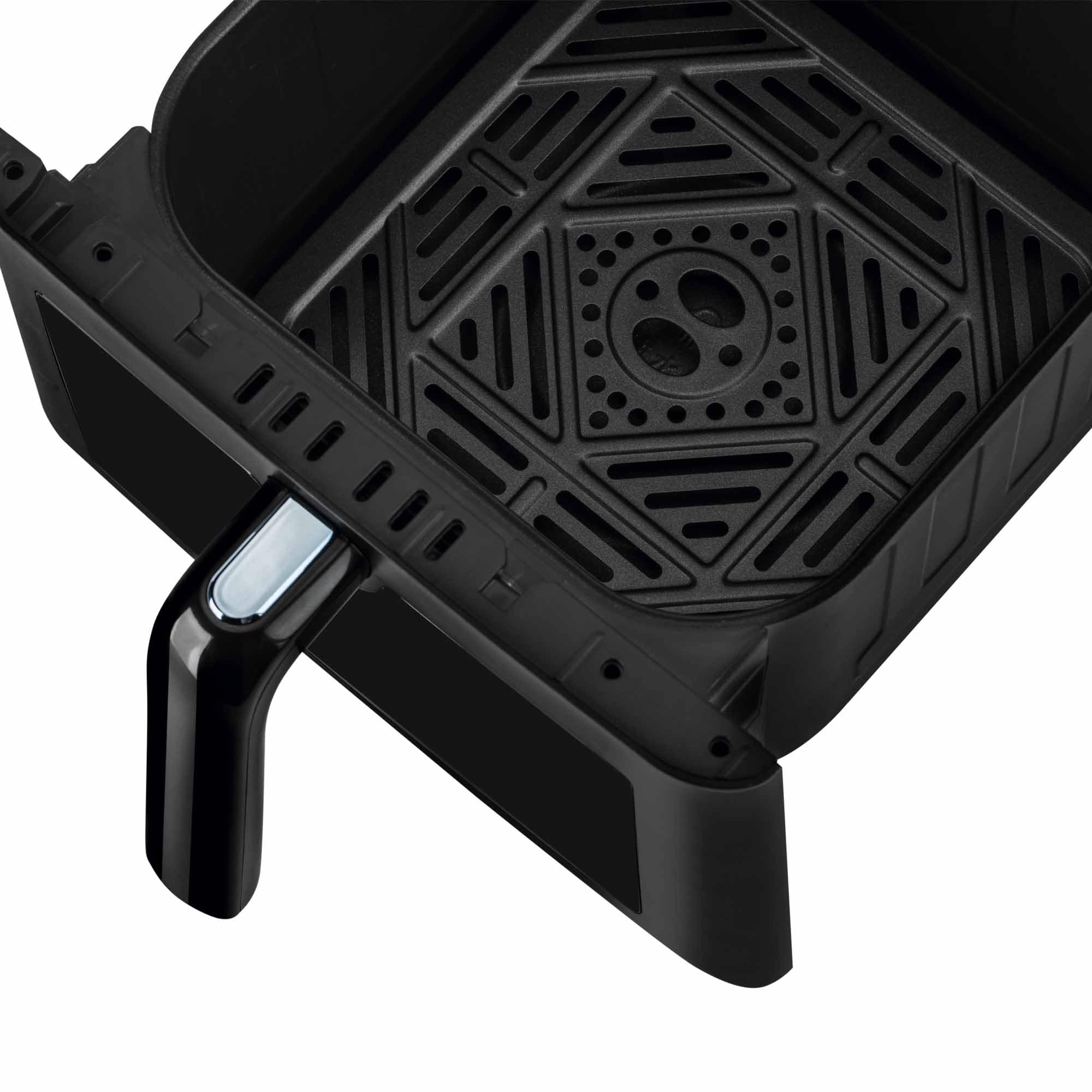 JATA JEFR1230 - Freidora Aire, Freidora Sin Aceite 6.2 L. 1700 W. Hasta 200ºC. Panel Táctil LED. 12 Programas de Cocinado. Con Ventana Visor. Medidas: 26,5 x 32,5 x 32,5 cm.