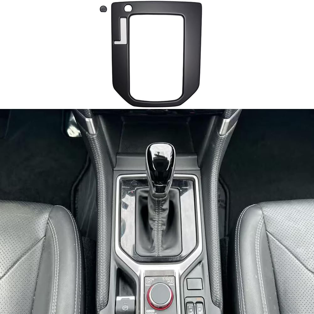 Kolya Compatible with 2020 2021 2022 2023 2024 Subaru Forester Accessories Center Console Gear Shift Panel Frame Cover Trim (Matte Black)