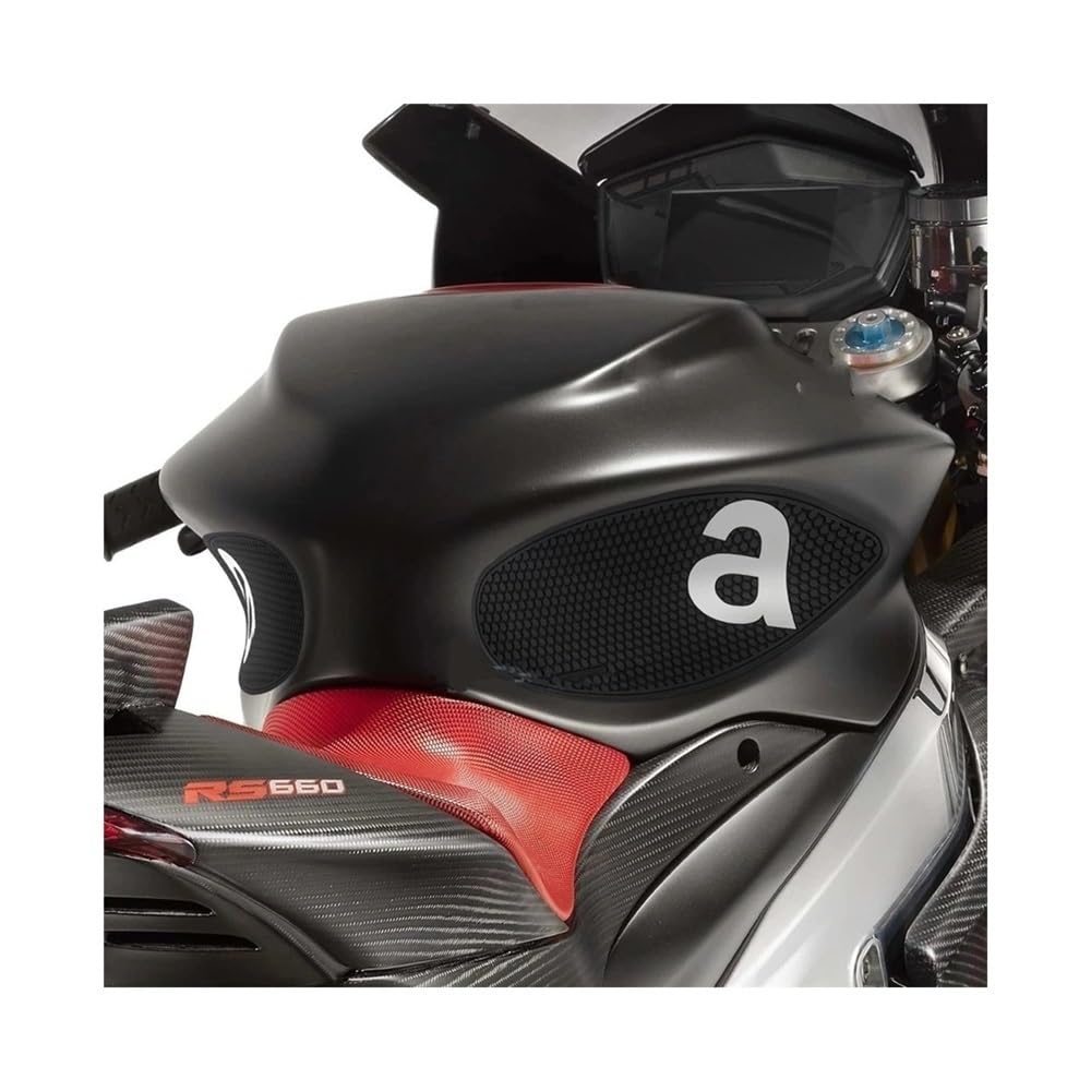 Autocollants Protection Réservoir Moto Aprilia RS 660 2020-2021 - Coussinets Antidérapants Genou & Anti-Rayures