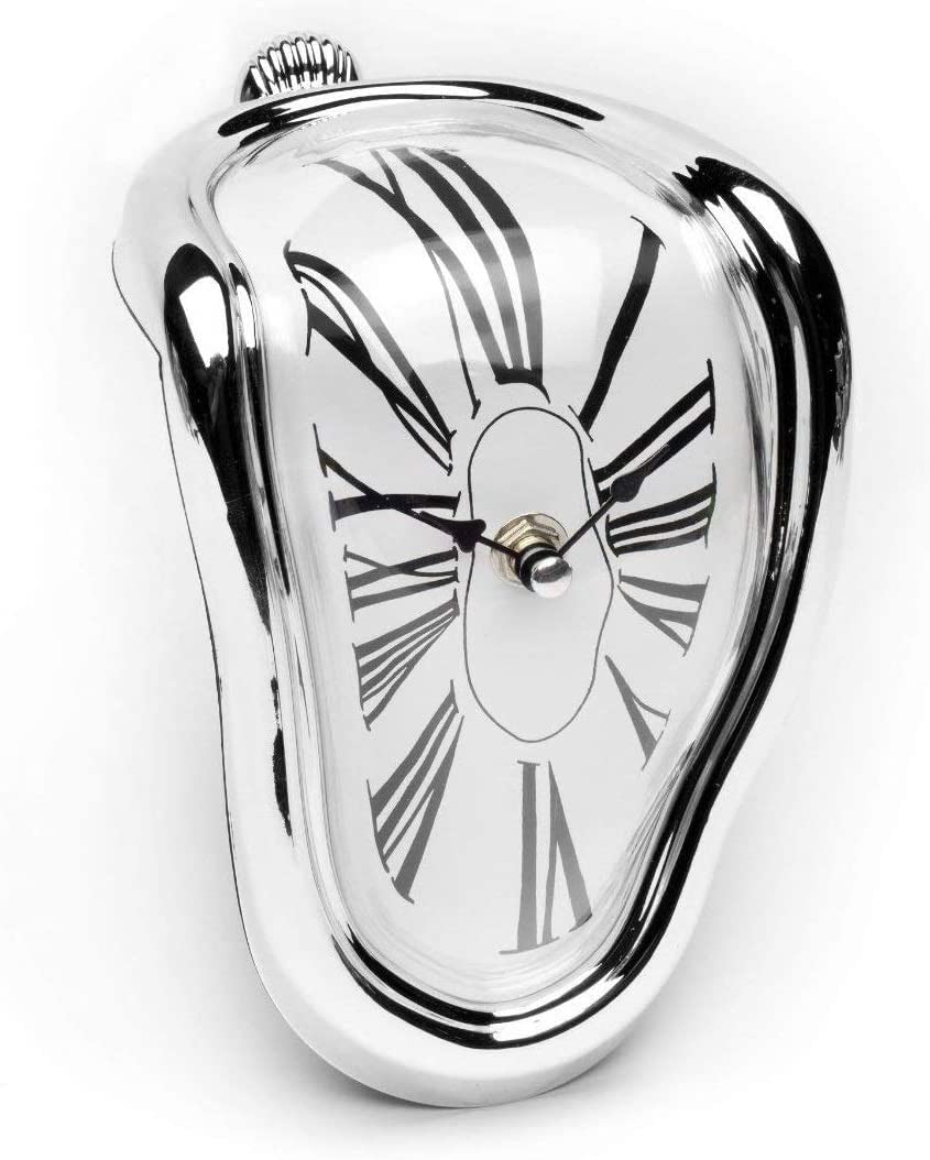 Amazon.co.jp: ダリの柔らかい時計 インテリア置き時計 90度曲がった