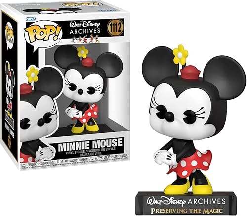 Miniatura 2 de POP Disney Archives: Minnie Mouse - Minnie (2013) Figura de vinilo Funko (empaquetada con funda protectora de caja compatible), multicolor, 3.75