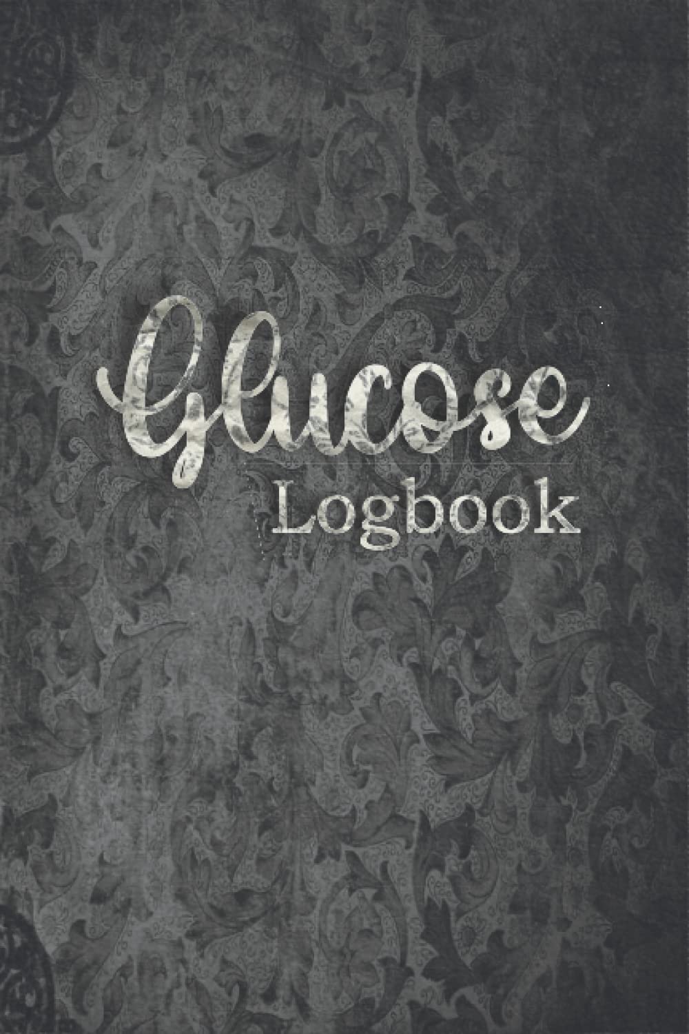 Glucose logbook: 2-year diabetic glucose monitoring diary, blood sugar logbook 6X9 in.