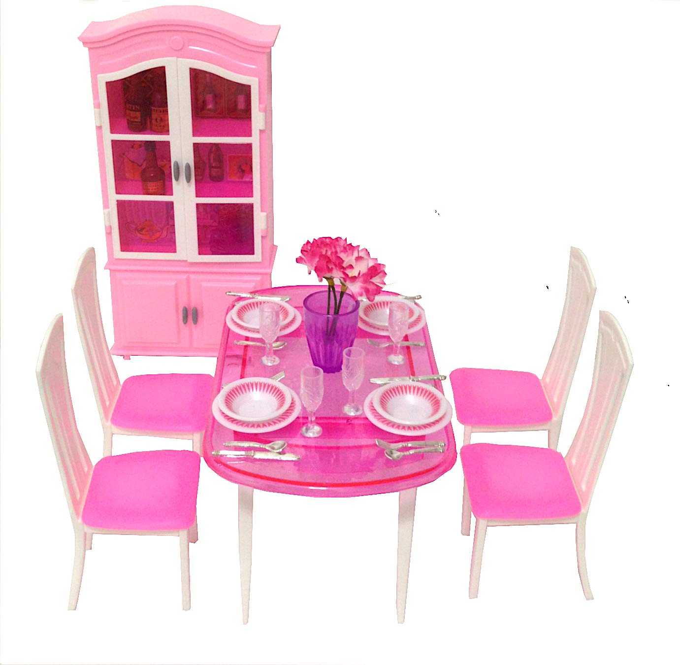 Irra BayDollhouse Furniture (Dinning Set with Show CASE)