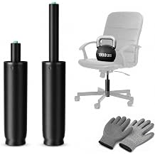 MASTERY MART 11-17 Inch Office Chair Cylinder Replacement with Gloves, 5.5" Stroke Gas Lift, Heavy Duty 1000 Lbs Class 4 Hydraulic Pneumatic Piston, Universal Fit