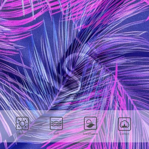 Purple Pink Palm Leaves Girl Panties Cute Girls Underwear Toddlers Cotton Stylish Briefs Undies Kids 2t3