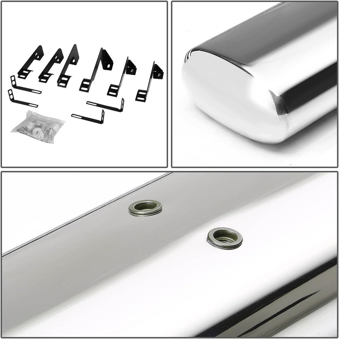 DNAMotoring STEPB-5O-930-SS Stainless Steel Side Step Nerf Bar Running Board