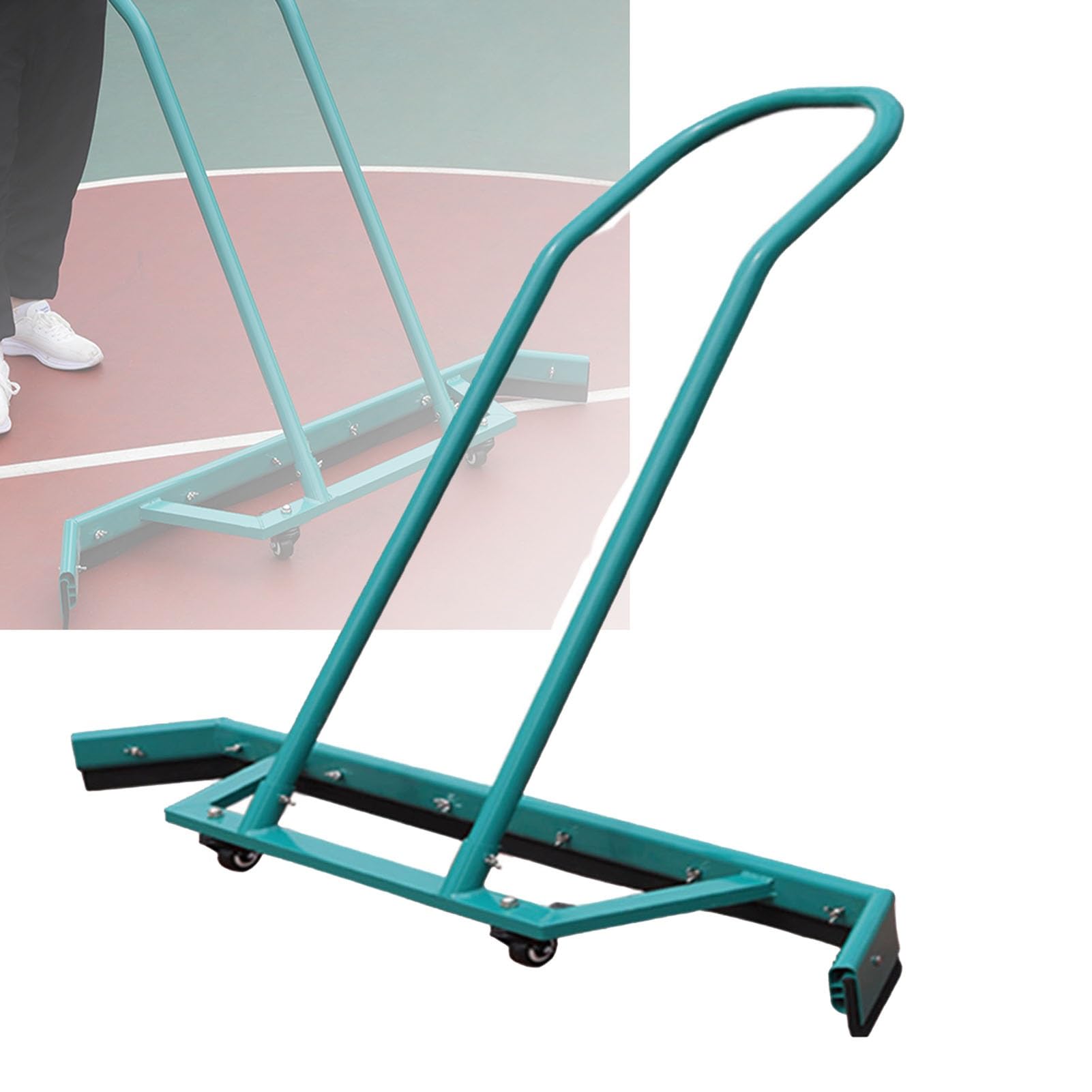 Spazzola per campo da tennis, in lega di alluminio, con striscia in gomma EVA sostituibile per una rimozione efficiente dell'acqua, 135 cm x 105 cm