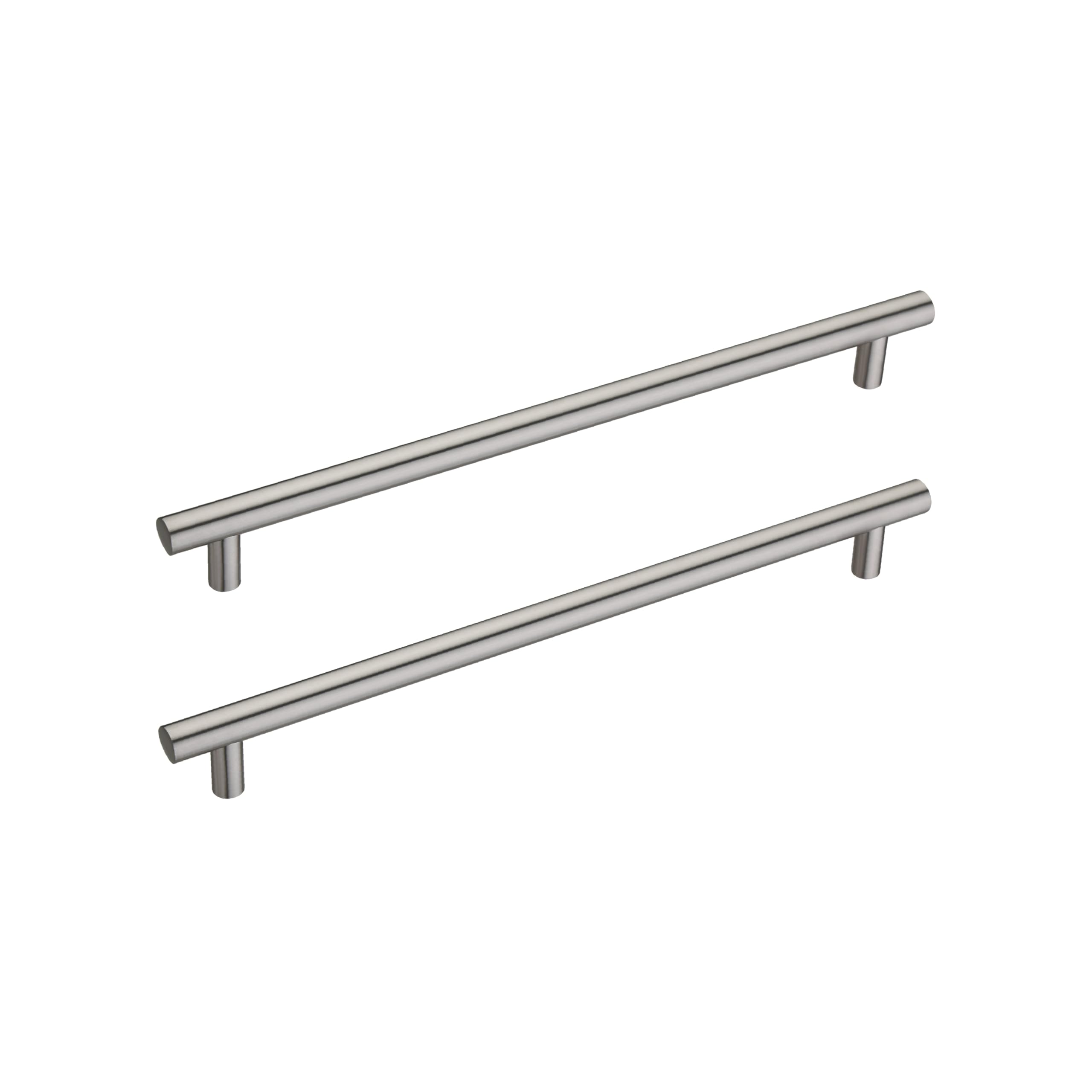 LAPO 18 Inch Elegant Stainless Steel Pull Handle, Strong Long Cabinet Handle for Kitchen, Wardrobe & Office Furniture, Easy Firm Grip, DIY Installation, 3 Year Warranty (450mm, Matt Finish, Pack of 2)-image-27