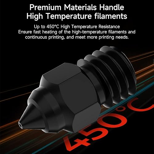 Miniatura 4 de Boquillas oficiales Creality MK8 de acero endurecido de alta gama, 8 piezas, resistentes al desgaste de alta temperatura, compatibles con Ender