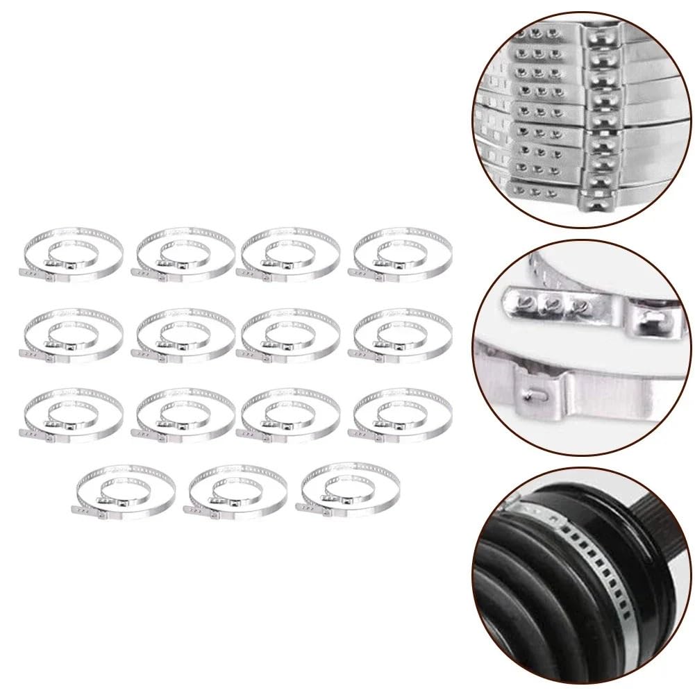 Split Constant Velocity Kit de 30 clips universels pour soufflets cardan, pinces à sertir en acier inoxydable pour la réparation et fixation des, réglables 20 mm 120