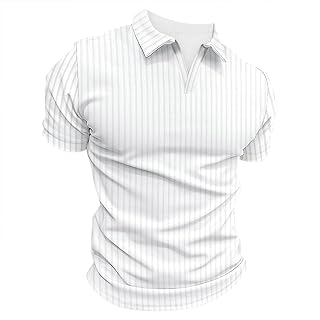 Men's Short Sleeve Polo Shirt UN Protection Regular summer casual shirts regular fit Printed Tropical V Neck golf polo shirts moisture wicking Capable Tshirt polo shirts Thanksgiving Men's Polo Shirts