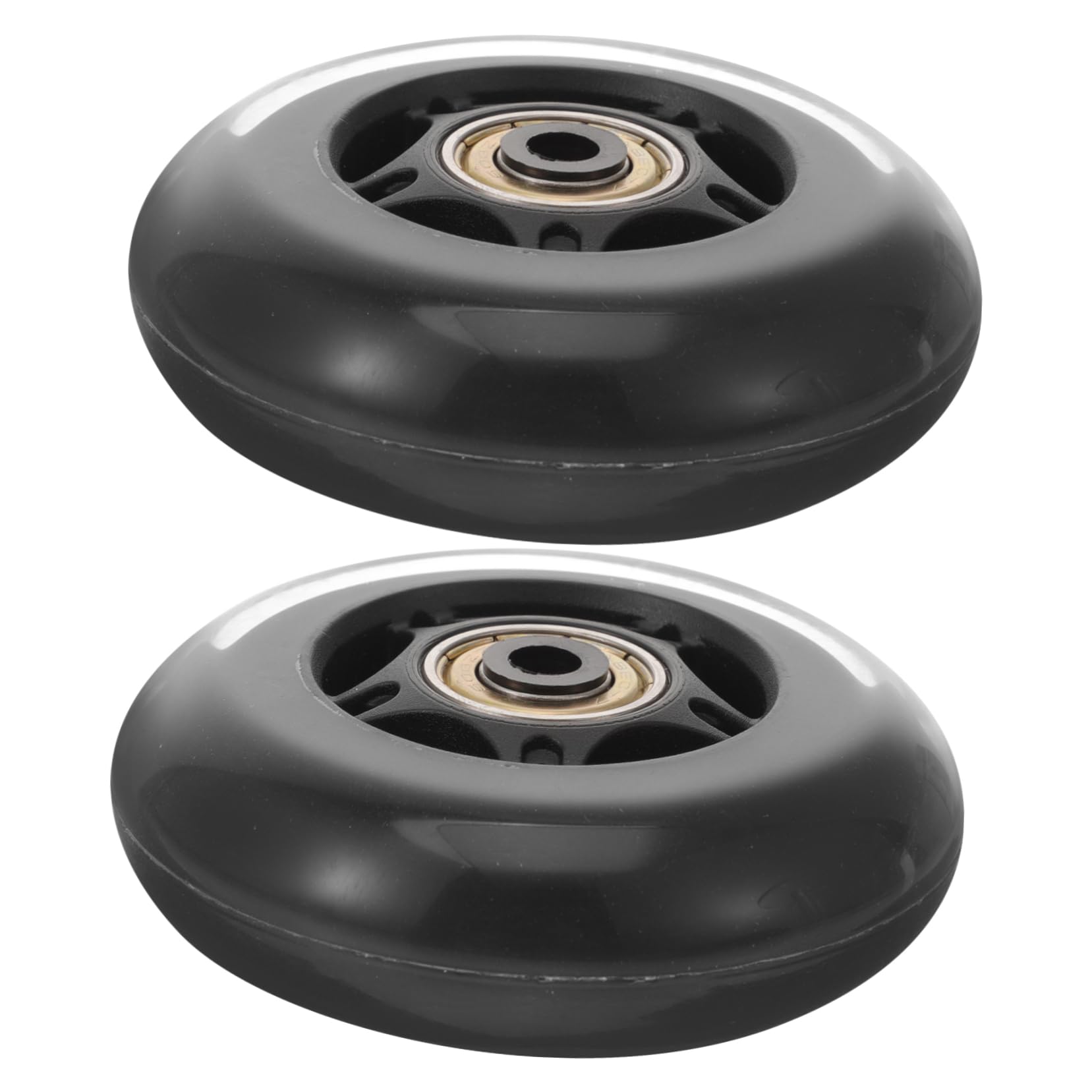 TEHAUX Replaceable Skate Wheels 2 Pack Outdoor Skate Wheels Pu Material for Use