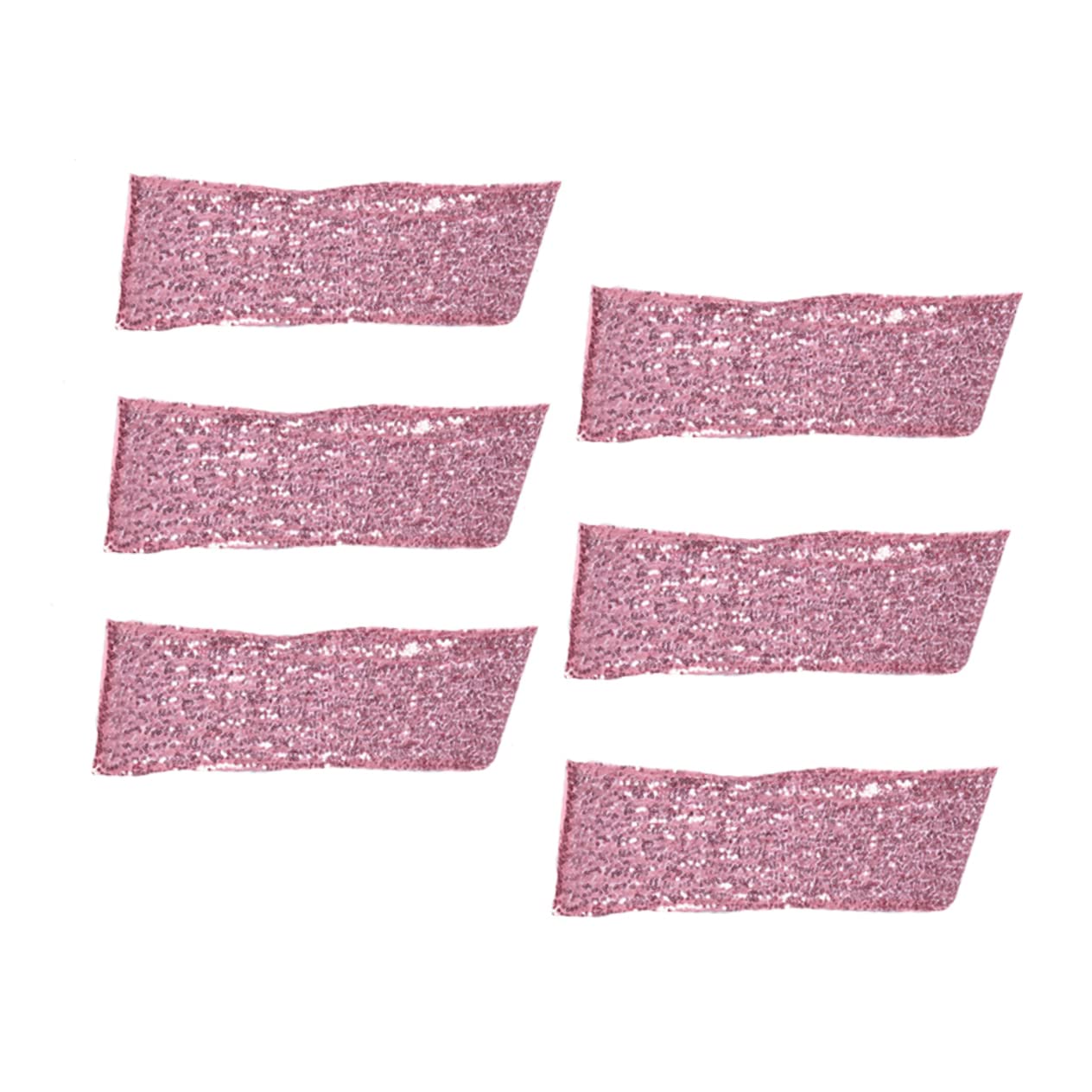 Sangles de dossier de chaise extensibles à paillettes avec installation rapide sans nœud
